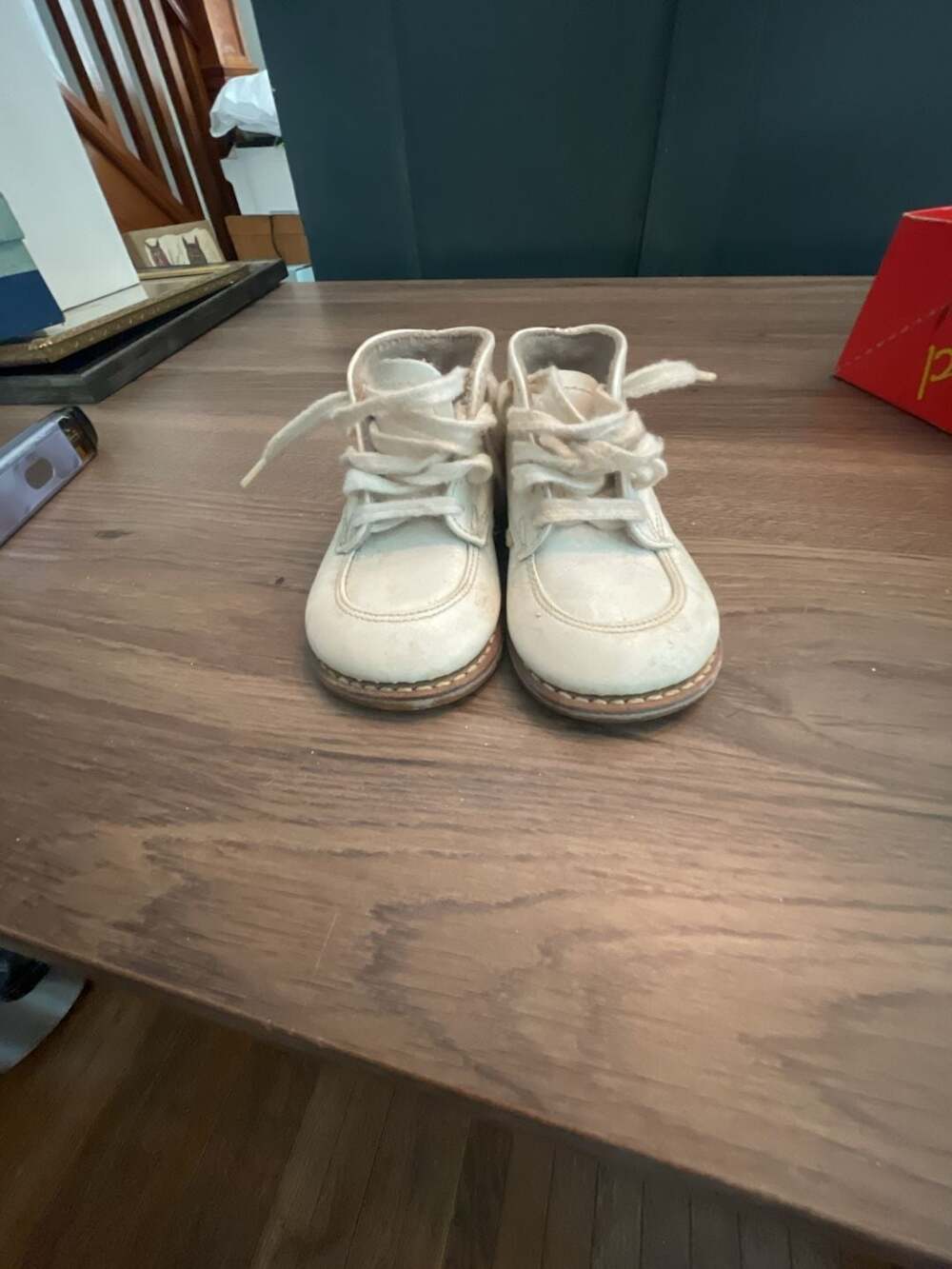 Vintage JCPenney Leather Baby Ankle Walking Shoes